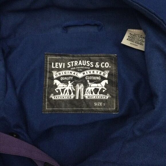 Levi Strauss & Co - Size Small - Colorblocked Blue & Green Winter Jacket - Picture 7 of 12